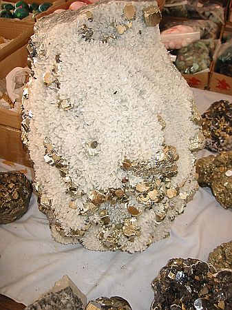 Crystal and pyrite